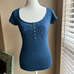 SOLD Elena Gilbert inspired henley shirt